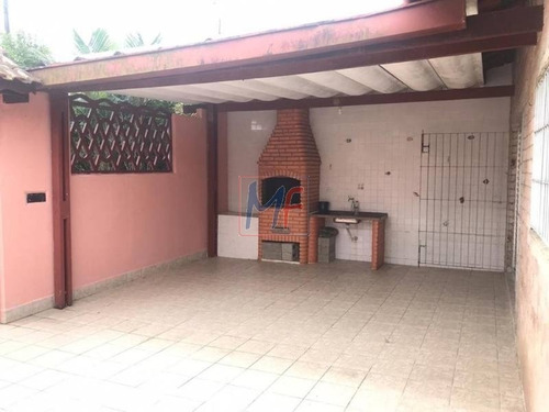 Imagem 4 de 10 de Ref 13.041 - Linda Casa No Bairro Agenor De Campos A 3 Quadras Da Praia, Com 2 Dorms Sendo 1 Suíte, Quintal Com Churrasqueira, 2 Vagas. - 13041