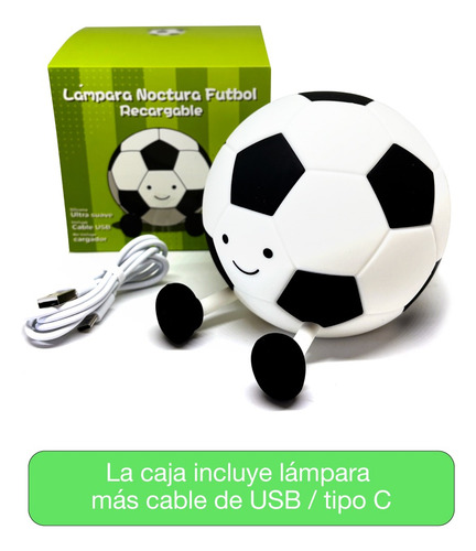 Lámpara Led Recargable Espanta Cuco Para Bebé Niños Rgb Usb
