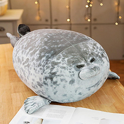 Meideli Chubby Blob Seal Almohada Sello Gigante Sello De Pel