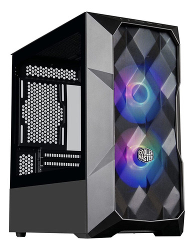 Gabinete Cooler Master Masterbox Td300 Mesh Mini Tower Negro