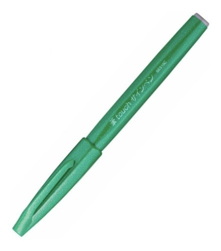 Caneta Pentel Brush Sign Pen Touch - Verde