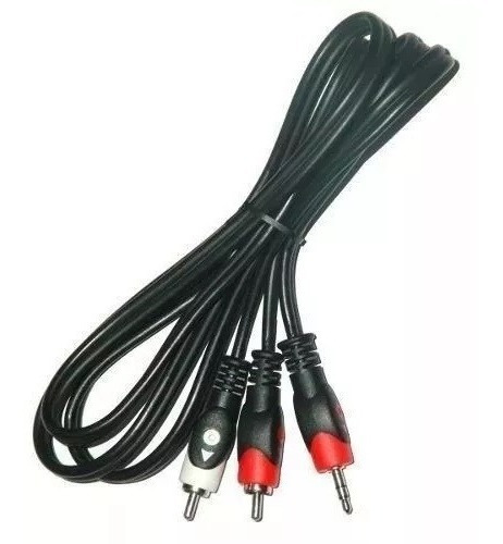 Cable De Audio 5 Mts Mini Plug 3.5mm A 2 Rca Gralf Premium