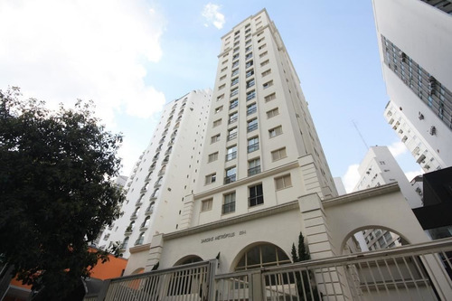 Imagem 1 de 15 de Jardins Metropolis - Flat Para Investimento Ou Moradia Nos Jardins - Sf34118