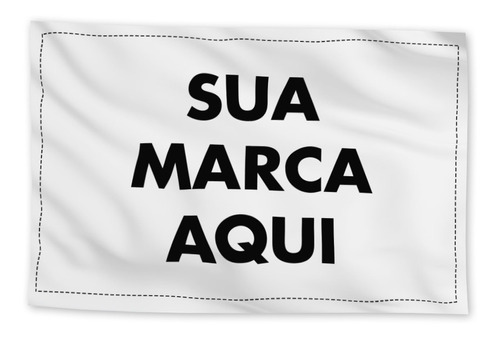 Bandeira Personalizada Com Sua Arte 145cm X 100cm - P/ Haste