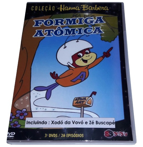 Dvd Formiga Atômica , Zé Buscapé E Xodó Da Vovó ( Completo )