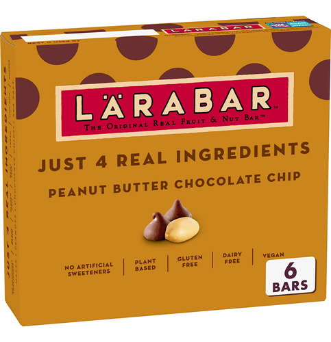 Larabar - Mantequilla De Man Con Chispas De Chocolate, Barra