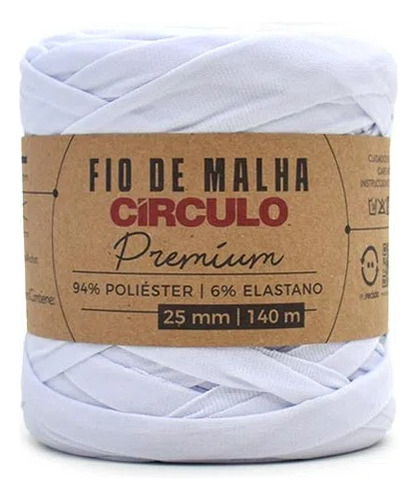 Fio De Malha Premium Circulo 25mm 140m Crochê/tricô Promoção