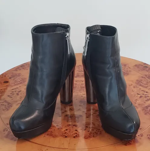 Botines Negros Dama Usado MercadoLibre