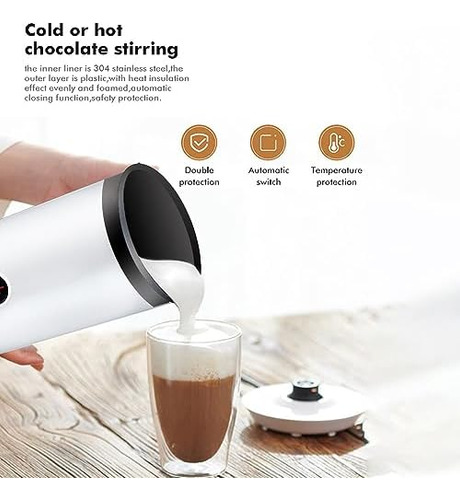 Espumador De Leche Eléctrico Matybobe 4 En 1 600 W Leche Cal