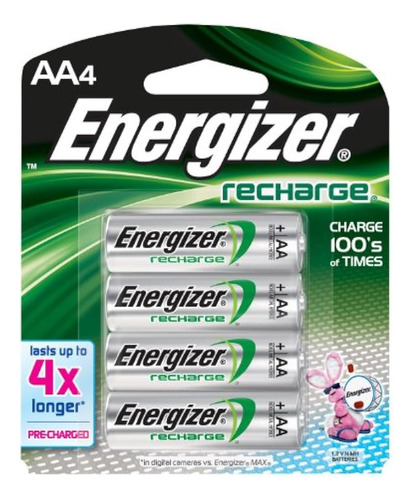 Baterías Recargables Aa Nimh De Energizer