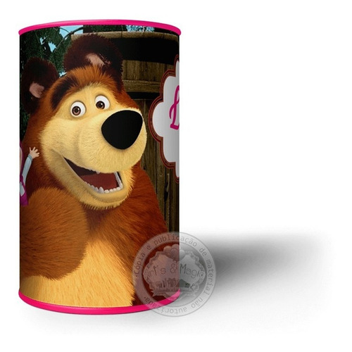 Imagem 2 de 4 de 20 Cofrinhos Personalizados A Masha E O Urso