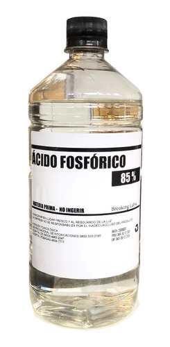 Acido Fosforico 85% 1.5kg Cerveza Artesanal Corrector De Ph