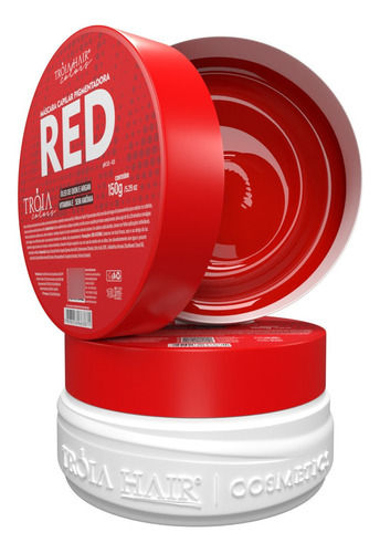 Máscara Tonalizante Red Tróia Hair 150gr (vermelho) Tom Vermelho