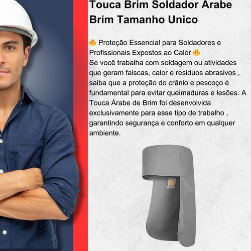 10 Un. Boné Árabe Brim Proteção Sol Diversas Cores - Nf