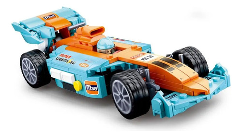 Racing Team Cubic Carro Formula 1 221 Peças Compatível Lego