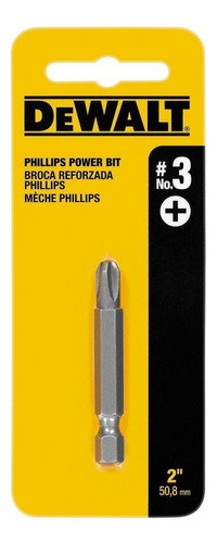 Brocas de montaje Dewalt N°3 Phillips - Dw2023