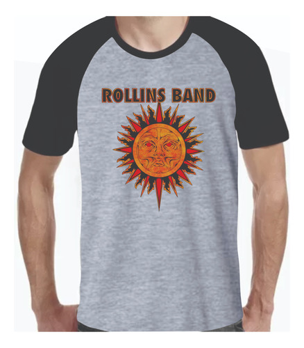 Reptilia Remeras Rock Rollins Band (código 02)