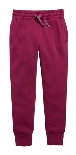 Buzo Niña Old Navy Jogger Tiro Alto Liso Burdeo