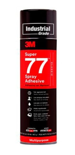 Adhesivo En Aerosol 3m Super 77 Uso Gral 467gr