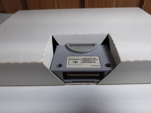 Expansion Pak E Memória Card Na Caixa Nintendo 64. (Usado)