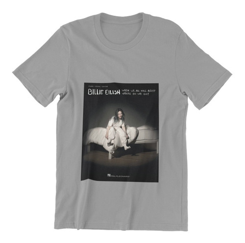 Polera Unisex Billie Eilish Cantante Album Estampado Algodon