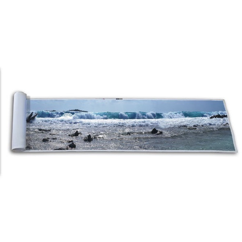 Lienzo Playa Roques 12 Impreso Medidas 100 X 25 Cm 