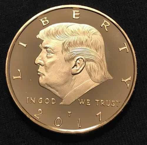 Moneda Donald Trump 2017 Conmemorativa