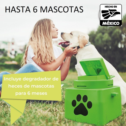 Imagen 1 de 9 de Biodigestor P/mascotas Communal Pet Incluye Degradador Heces