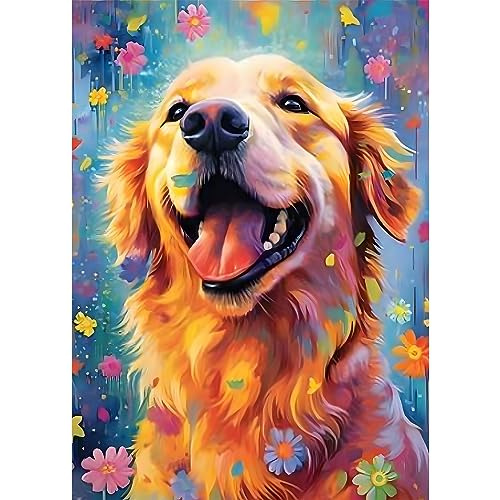 Kit De Pintura Diamantes De Perro - Arte De Gemas 5d - ...