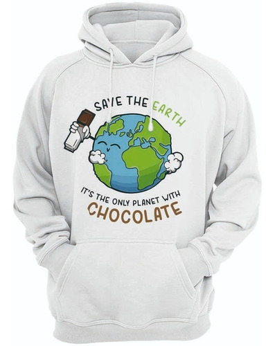 Sudadera Ecologista Tierra Amante Del Chocolate Mod.470