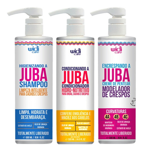 Kit Widi Care Encrespando A Juba Shampoo+cond+cr. De Pentear