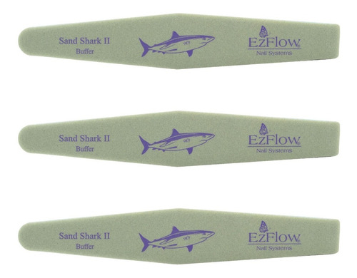 Ezflow Kit X3 Sand Shark Ii Pro Buffer Lima Uñas 220/280