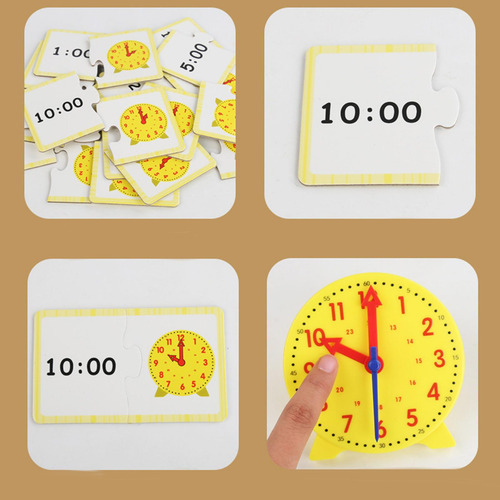 Reloj Didáctico Para Decir La Hora, Reloj Con Engranajes,