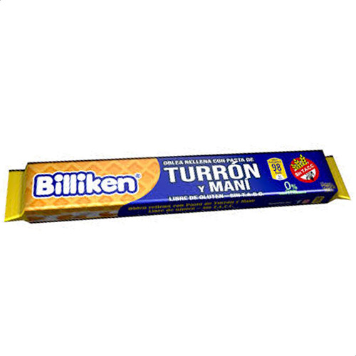 Turron Y Mani Billiken S/tacc Caja X50 - Mejor Precio