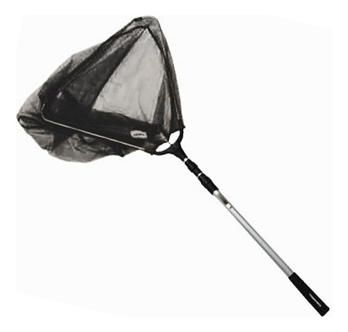 Copo Red Pesca Surfish 2 Mts Aluminio Plegable Redes Peces Color Negro