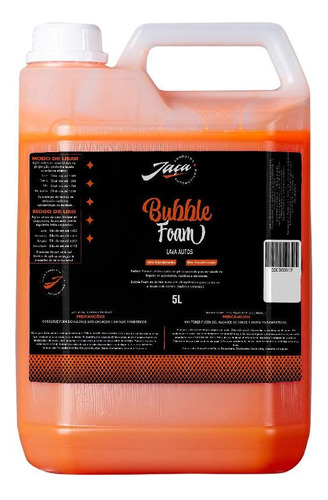 Shampoo Automotivo Bubble Foam Jaça 5 Litros