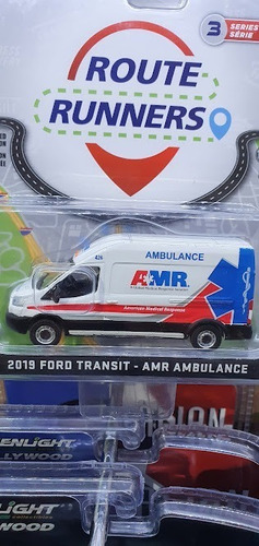 2019 Ford Transit Amr Ambulancia Greenlight 1/64