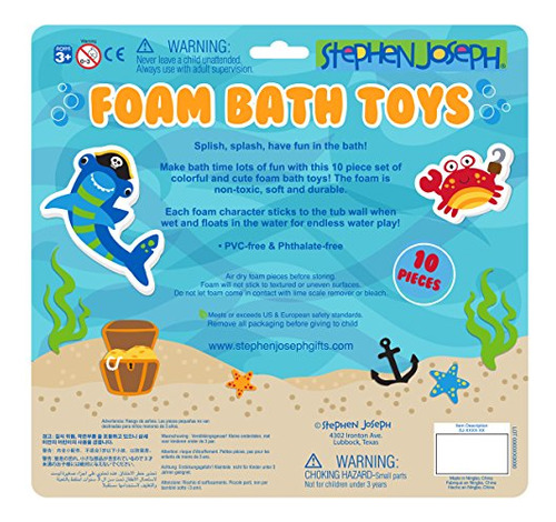 Stephen Joseph Bath Mix Y Match Boy Puzzle Accesorios Azul