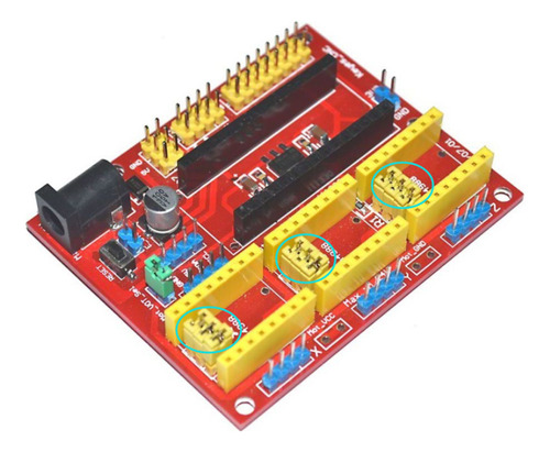 Tarjeta Cnc Shield V4 Con Arduino Nano +3 Driver A4988 +cabl