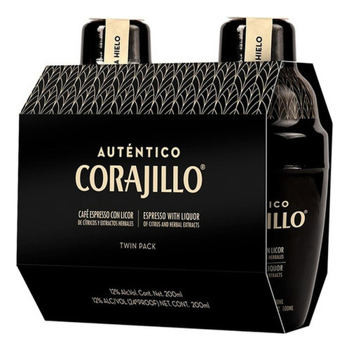 Carajillo Auténtico Corajillo 2 Piezas 200ml