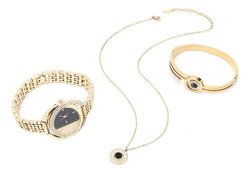 Conjunto De Collar De Reloj De Mujer De Estilo Em