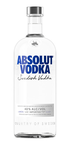 Imagem 1 de 8 de Absolut Vodka Original Sueca 1 Litro