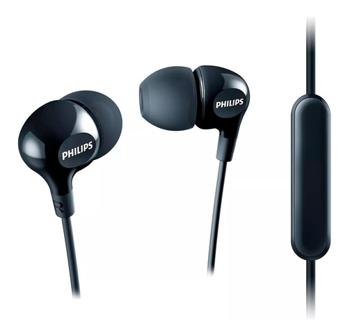 Auriculares Con Micrófono Philips She3555 Big Bass Negros