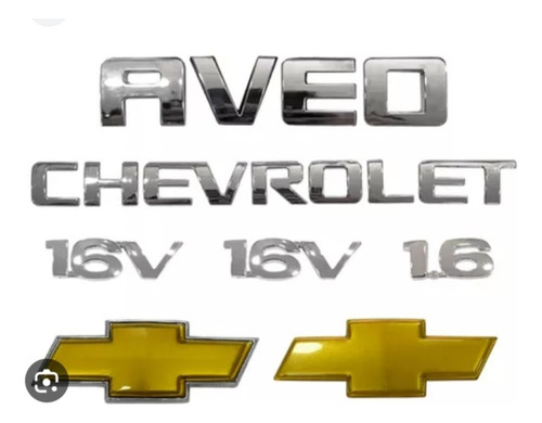 Enblema De Chevrolet Aveo Lt Kit Nuevo 