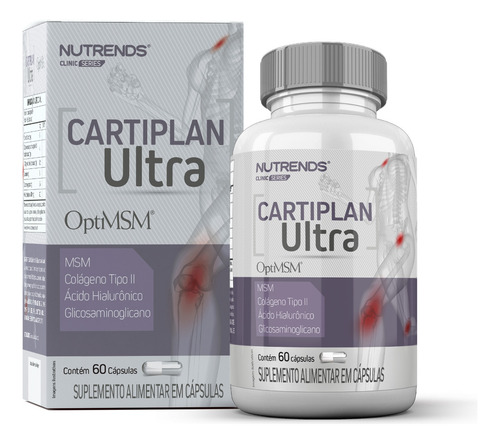 Kit 2x Colágeno Tipo 2 Cartiplan Ultra Com Ácido Hialurônico