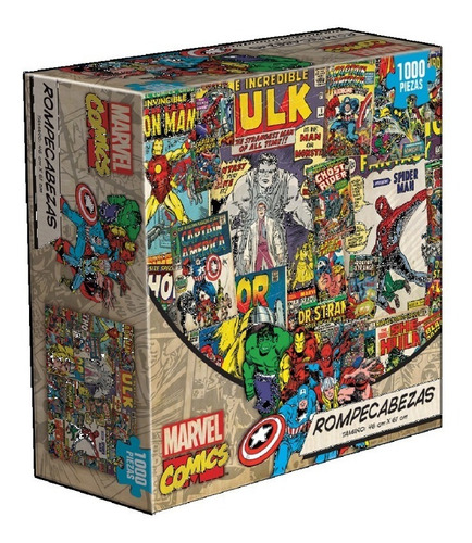 Avengers Marvel Comics Ironman Hulk 1kp Rompecabezas Novelty