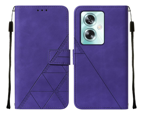 Funda Para Oppo A79 5g Titular De La Tarjeta De Crédito Pu