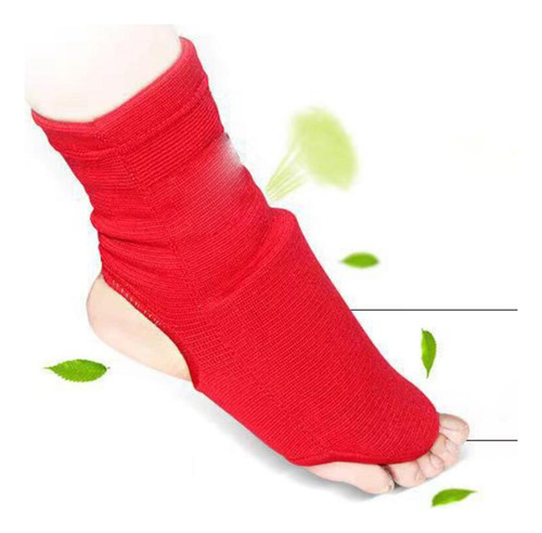 Protector De Pie Elástico Fitness Empeine Talla L Rojo