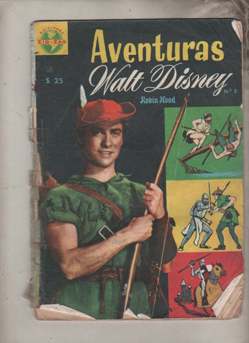 Revista * Aventura Walt Disney * Edt. Zig Zag N° 3 Año 1964
