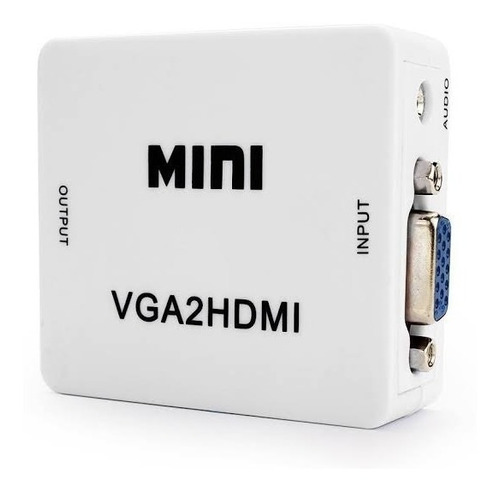 Convertidor Adaptador De Vga A Hdmi Con Audio 1080p En Lince